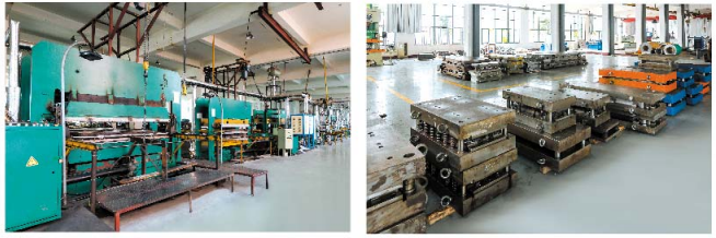 板式換熱器生產(chǎn)車(chē)間